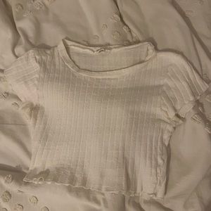 Size S white cropped tank top